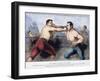 Sullivan and Kilrain Fight-null-Framed Giclee Print