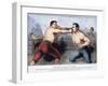 Sullivan and Kilrain Fight-null-Framed Giclee Print