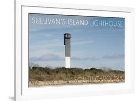 Sullivan's Island, South Carolina - Charleston Light-Lantern Press-Framed Premium Giclee Print