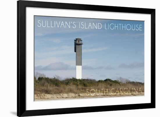 Sullivan's Island, South Carolina - Charleston Light-Lantern Press-Framed Premium Giclee Print