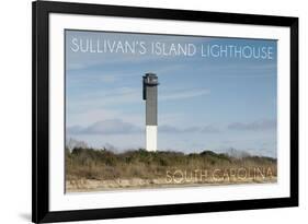 Sullivan's Island, South Carolina - Charleston Light-Lantern Press-Framed Premium Giclee Print