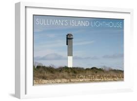 Sullivan's Island, South Carolina - Charleston Light-Lantern Press-Framed Art Print