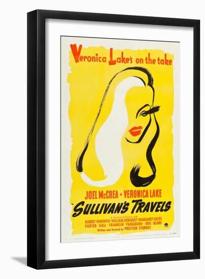 Sullivan's Travels, 1941-null-Framed Premium Giclee Print