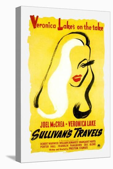 Sullivan's Travels, Veronica Lake, 1941-null-Stretched Canvas