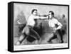 Sullivan vs Kilrain, 1889-null-Framed Stretched Canvas