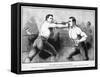 Sullivan vs Kilrain, 1889-null-Framed Stretched Canvas