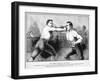 Sullivan vs Kilrain, 1889-null-Framed Giclee Print