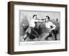 Sullivan vs Kilrain, 1889-null-Framed Giclee Print