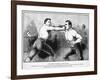 Sullivan vs Kilrain, 1889-null-Framed Giclee Print