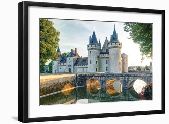 Sully-Sur-Loire Chateau France-null-Framed Art Print