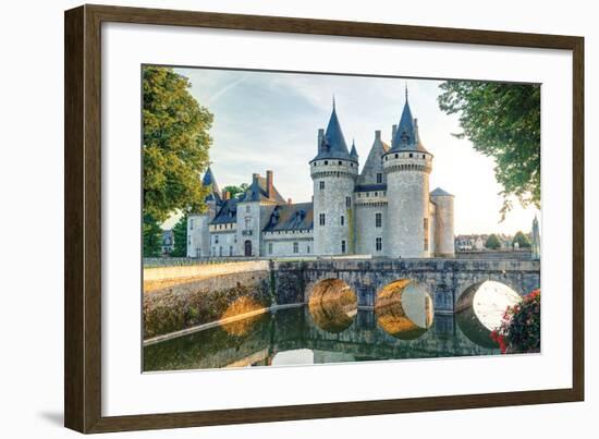 Sully-Sur-Loire Chateau France-null-Framed Art Print