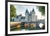 Sully-Sur-Loire Chateau France-null-Framed Art Print