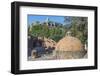 Sulphur bath cupola, Narikala Fortress and St. Nicholas Church, Tbilisi, Georgia, Caucasus, Asia-G&M Therin-Weise-Framed Photographic Print