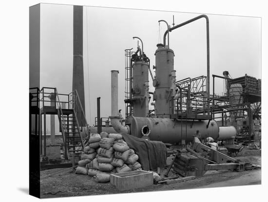 Sulphur Recovery Plant under Construction at the Coleshill Gas Works, Warwickshire, 1962-Michael Walters-Stretched Canvas