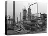 Sulphur Recovery Plant under Construction at the Coleshill Gas Works, Warwickshire, 1962-Michael Walters-Stretched Canvas