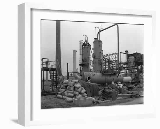 Sulphur Recovery Plant under Construction at the Coleshill Gas Works, Warwickshire, 1962-Michael Walters-Framed Photographic Print