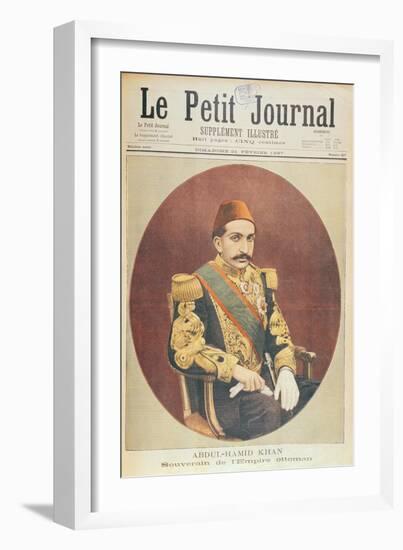 Sultan Abd Al-Hamid Khan II (1842-1918) Sovereign of the Ottoman Empire-null-Framed Giclee Print