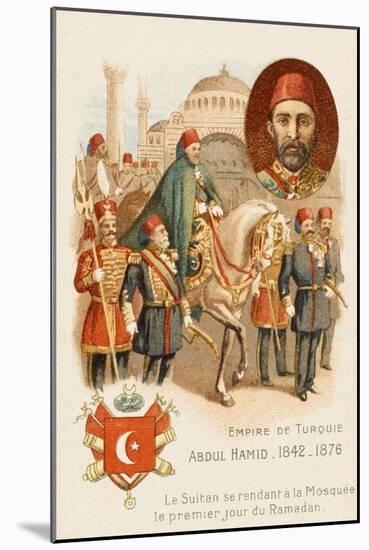 Sultan Abdul Hamid II of Turkey-null-Mounted Art Print