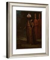 Sultan Ahmed III, c.1727-30-Jean Baptiste Vanmour-Framed Giclee Print