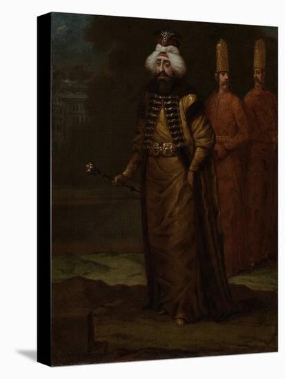 Sultan Ahmed III-Jean Baptiste Vanmour-Stretched Canvas