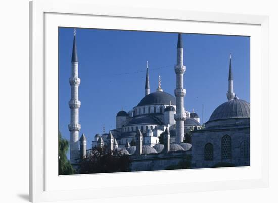 Sultan Ahmed Mosque, Istanbul. Also known as the blue Mosque-Richard Bryant-Framed Photo