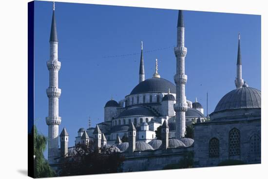 Sultan Ahmed Mosque, Istanbul. Also known as the blue Mosque-Richard Bryant-Stretched Canvas