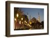 Sultan Ahmed Mosque, or Blue Mosque, at Dusk in Istanbul, Turkey-Carlo Acenas-Framed Photographic Print