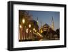 Sultan Ahmed Mosque, or Blue Mosque, at Dusk in Istanbul, Turkey-Carlo Acenas-Framed Photographic Print