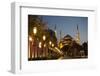 Sultan Ahmed Mosque, or Blue Mosque, at Dusk in Istanbul, Turkey-Carlo Acenas-Framed Photographic Print