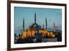 Sultan Ahmed Mosque (The Blue Mosque), Istanbul, Turkey-bloodua-Framed Photographic Print