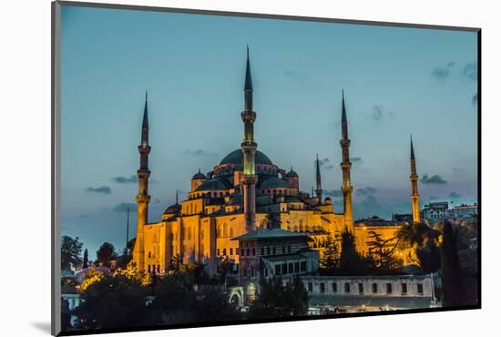 Sultan Ahmed Mosque (The Blue Mosque), Istanbul, Turkey-bloodua-Mounted Photographic Print