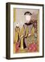 Sultan Ahmet III and the Heir to the Throne-Levni-Framed Giclee Print