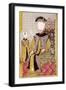 Sultan Ahmet III and the Heir to the Throne-Levni-Framed Giclee Print