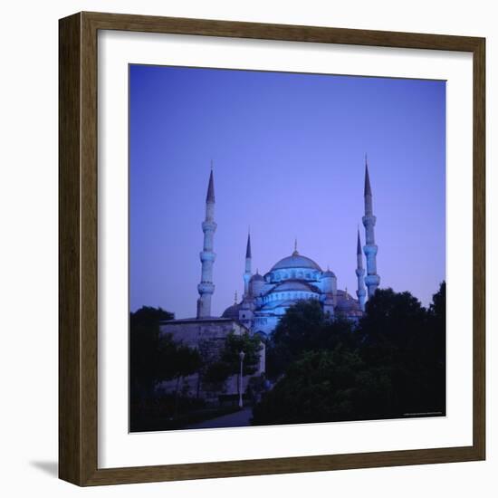 Sultan Ahmet Mosque (Blue Mosque) 1609-1616, Istanbul Turkey, Eurasia-Christopher Rennie-Framed Photographic Print