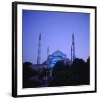 Sultan Ahmet Mosque (Blue Mosque) 1609-1616, Istanbul Turkey, Eurasia-Christopher Rennie-Framed Photographic Print