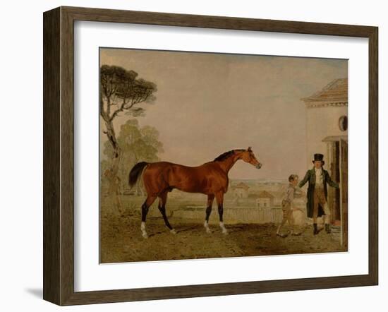 Sultan' at the Marquess of Exeter's Stud, Burghley, 1826-Lambert Marshall-Framed Giclee Print