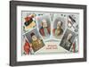 Sultan Mehmed V Reshad of Turkey and Allies-null-Framed Art Print
