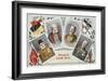 Sultan Mehmed V Reshad of Turkey and Allies-null-Framed Art Print
