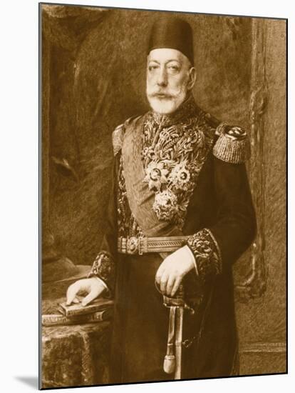 Sultan Mehmed V Reshad of Turkey-null-Mounted Photographic Print