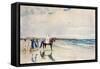 Sultan Mulai Abd-Ul-Aziz on the West Shore of Morocco, Circa 1900-null-Framed Stretched Canvas