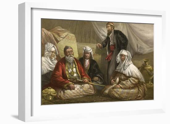 Sultan of Kyrgyzstan-null-Framed Art Print