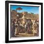 Sultan of Morocco, Leaving His Palace of Meknes with His Entourage, March 1832, 1845-Eugene Delacroix-Framed Giclee Print