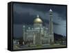 Sultan Omar Ali Saifuddin Mosque, Completed 1958, Bandarseribeg, Brunei, Borneo, Southeast Asia-Ursula Gahwiler-Framed Stretched Canvas