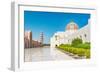 Sultan Qaboos Grand Mosque in Muscat, Oman. its Construction Finished in 2001.-Richard Yoshida-Framed Photographic Print