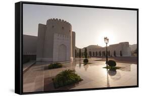 Sultan Qaboos Palace, Muscat, Oman, Middle East-Sergio Pitamitz-Framed Stretched Canvas