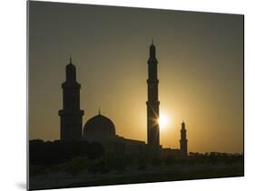 Sultan Quaboos Great Mosque, Muscat, Oman, Middle East-Angelo Cavalli-Mounted Photographic Print