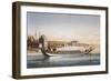 Sultan's Palace and Boats Parade in Turkey in 1855, Print by Lemercier, 19th Century-null-Framed Giclee Print