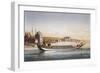 Sultan's Palace and Boats Parade in Turkey in 1855, Print by Lemercier, 19th Century-null-Framed Giclee Print