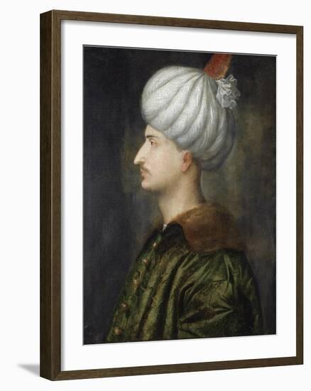 Sultan Suleiman I the Magnificent-Titian (Tiziano Vecelli)-Framed Giclee Print