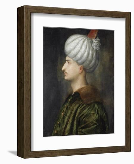 Sultan Suleiman I the Magnificent-Titian (Tiziano Vecelli)-Framed Giclee Print